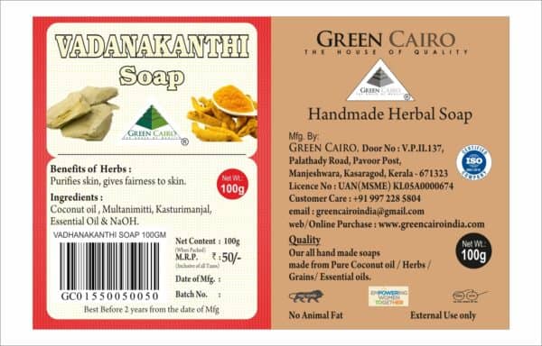 Vadanakanthi soap pack