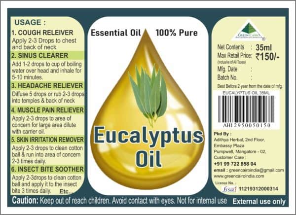 eucalyptus oil pack