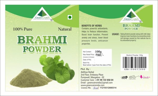 brahmi powder pack