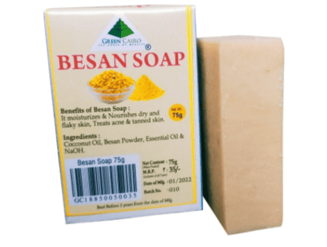Besan Soap 75g - Green Cairo