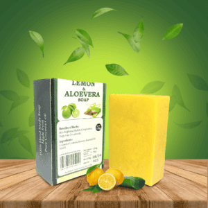 Lemon and Aloevera Soap 125g