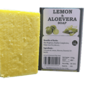 Lemon and Aloevera Soap 125g
